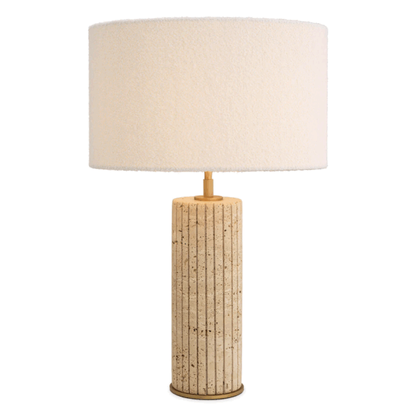 Travertine Table Lamp