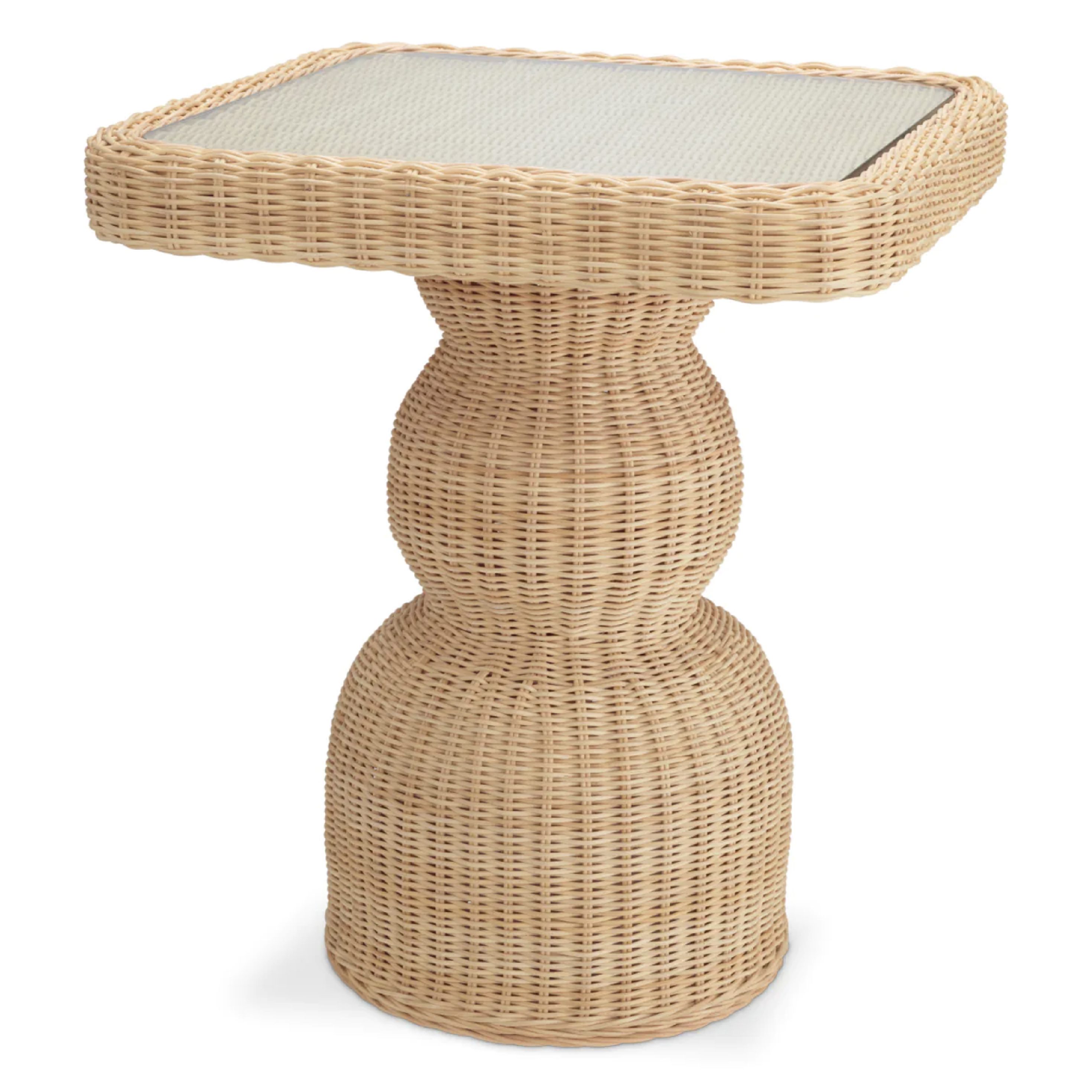 Rattan Side Table